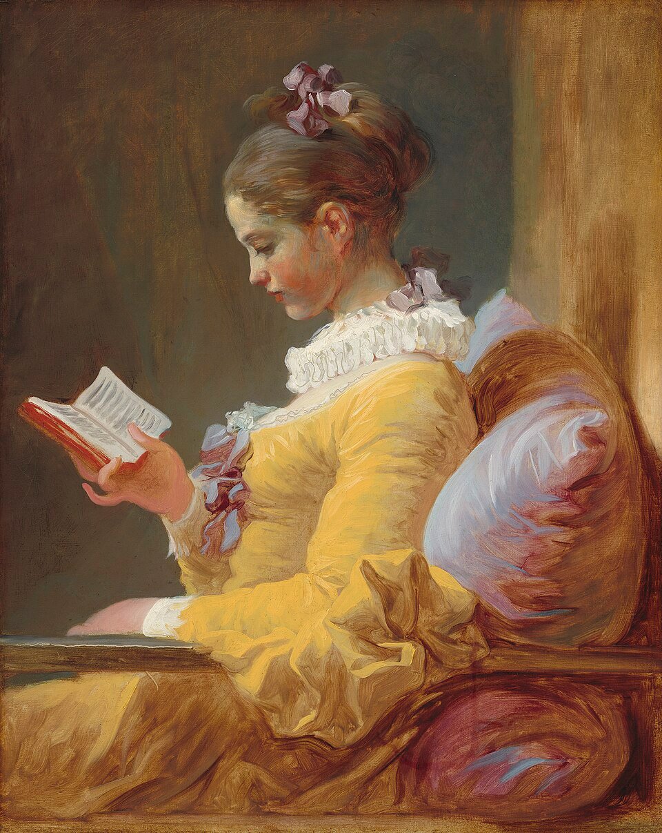 Home fragonard, the reader