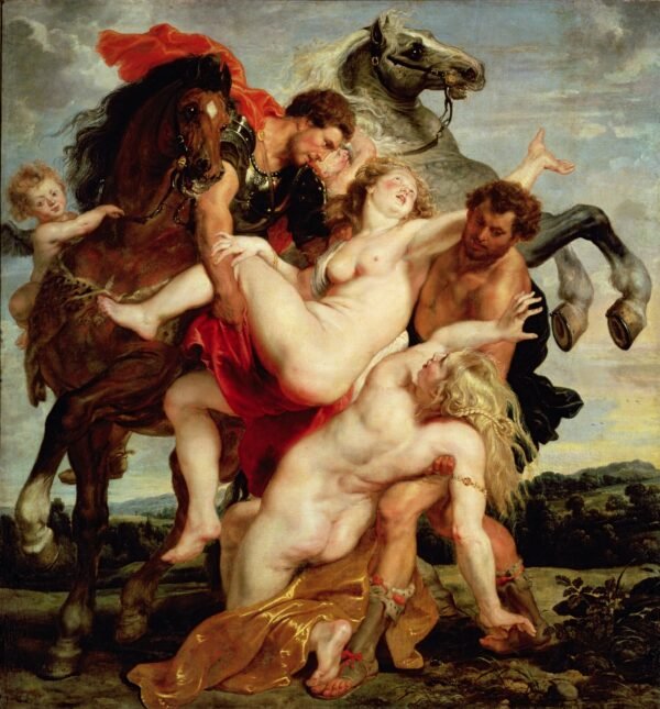 Gallery Shop The Rape of the Daughters of Leucippus by Peter Paul Rubens 1618