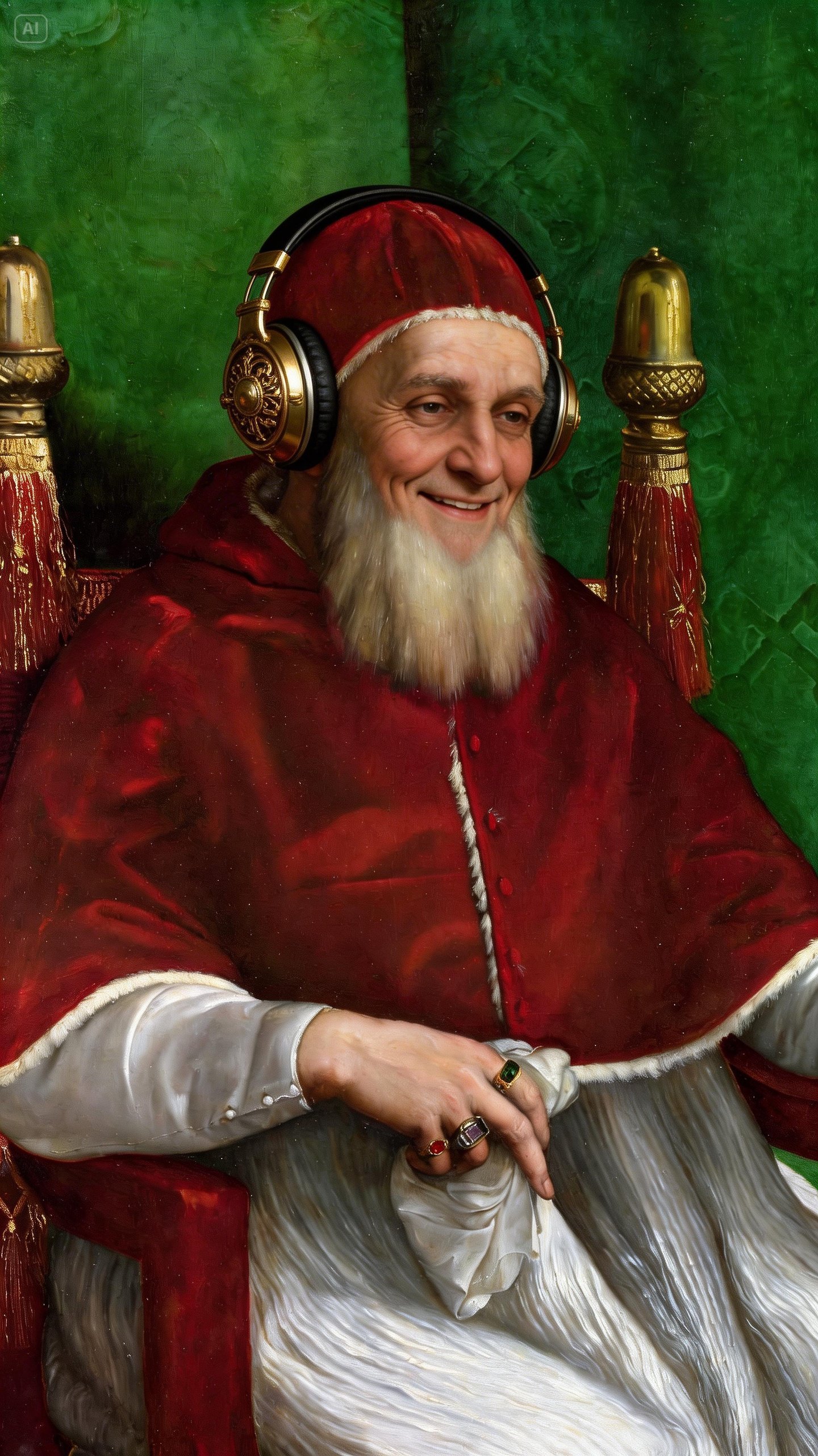 Home Dreamina 2026 03 23 9063 Edit Image 1 The Pope Is Wearing An Orn